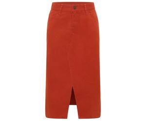 Tranquillo - Women's Langer Rock mit Schlitz - Rock, Gr. S 38, rot (Rooibos)