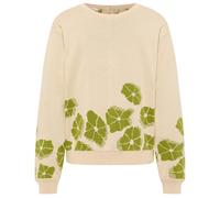 Tranquillo - Women's Lockerer Jaquard-Pullover - Pullover, Gr. M, beige (SandFlowers)