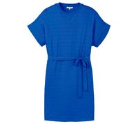Tranquillo - Women's Minikleid aus Ajour-Jersey - Kleid, Gr. L, blau (DazzlingBlue)