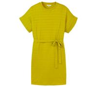 Tranquillo - Women's Minikleid aus Ajour-Jersey - Kleid, Gr. XL, gelb (Pear)