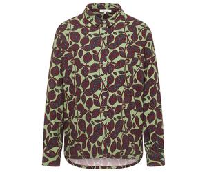 Tranquillo - Women's Oversize-Bluse aus EcoVero Viskose - Bluse, Gr. S 38, braun (Botanic)