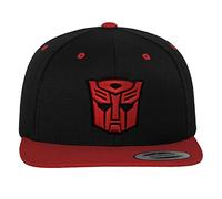 Transformers Offizielles Lizenzprodukt Autobots 3D Patch Premium Snapback Cap