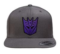 Transformers Offizielles Lizenzprodukt Decepticon 3D Patch Premium Snapback Cap