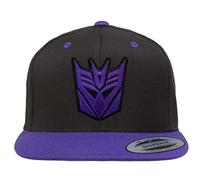 Transformers Offizielles Lizenzprodukt Decepticon 3D Patch Premium Snapback Cap