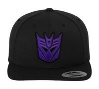 Transformers Offizielles Lizenzprodukt Decepticon 3D Patch Premium Snapback Cap