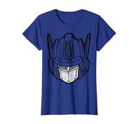 Transformers Optimus Prime Vintage Big Face T-Shirt, Damen, Königsblau, S