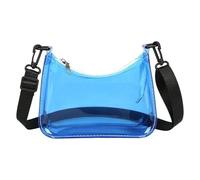 Transparent Event Tote Shoulder Sling Detachable Strap Travel Utility Stand | Size 7.48x5.51x2.75in Stable Structure Clear Purse Travel Shoulder Sling With Detachable Strap Stadium Concert Festival