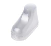 Transparente Kunststoff-Babyfüße, Schaufenster, Schuhbäume, Babyschuhe, Schuhe und Socken, 8/9/10,5/11/12 cm, transparentes Schmuckherstellungszubehör für Erwachsene, 10 Stück