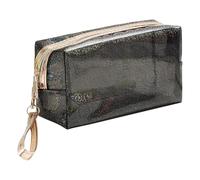 Transparente Make-up-Tasche, klein, transparent, Kulturbeutel für Reisen, Kosmetik-Make-up-Organizer-Taschen mit Griff-Reißverschluss, Kunststoff-PVC-Beutel, transparenter Reißverschluss für Geldbörse