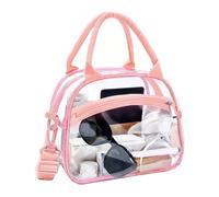 Transparente Make-up-Tasche mit verstellbaren Riemen, Reise-Kosmetikartikel, großes Fassungsvermögen, Kulturbeutel, wasserdicht, für Damen, Kosmetik, großes Fassungsvermögen, durchsichtiges Make-up