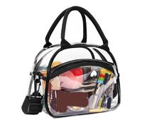 Transparente Make-up-Tasche mit verstellbaren Riemen, Reise-Kosmetikartikel, großes Fassungsvermögen, Kulturbeutel, wasserdicht, für Damen, Kosmetik, großes Fassungsvermögen, durchsichtiges Make-up