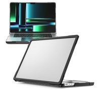 Transparente Rückschale, kompatibel mit MacBook Pro 14 Zoll 2021/2023 A2442/A2779/M3 A2918/A2992/Pro 14 Zoll 2024 M4 A3112/A3185/A3401, schlanke, stoßfeste, robuste TPU-Schutzhülle(Transparent)