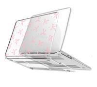 Transparente Schleife Laptop Hülle, kompatibel mit Apple Notebook Computern, robuste Plastik Hartschale Schutzhülle, geeignet für Air Pro