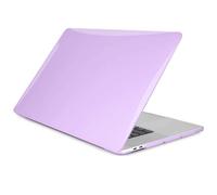Transparente Schutzhülle, kompatibel mit MacBook, robuste Plastik-Hartschale Schutzhülle, kompatibel mit Macbook Air und Pro (Lila)