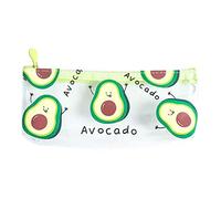 Transparente Stifttasche mit Reißverschluss, wasserdichte Kosmetiktasche, große Schreibwaren-Box für Kinder, Studenten, Mädchen, Frauen, a