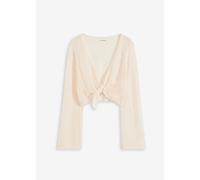 Transparente Strand Ajour-Strickjacke 52/54 (XXL)