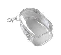 Transparente Tasche: kleiner transparenter Organizer, Reise-Kosmetiktasche, transparente Kosmetiktasche, wasserdichte Make-up-Tasche, kompakte Stadion-zugelassene Kosmetiktasche