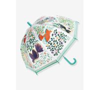 Transparenter Kinder Regenschirm BLUMEN UND VÖGEL DJECO
