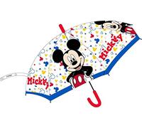 Transparenter Mickey-Regenschirm, ideal für Kinder von 43,5 cm