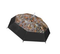 Transparenter Regenschirm mit Griff und bezauberndem Katzendruck für einen Hauch von Persönlichkeit bei Regen, automatisches Öffnen