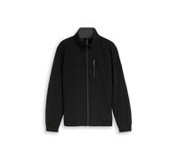 Blouson TOM TAILOR, Herren, Gr. XXL, schwarz, Sweatware, Obermaterial: 100% Polyester. Futter: 100% Polyester, unifarben, regular fit hüftbedeckend, Rundhals, Flachstrickbündchen, Jacken Blouson, Swea