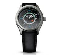 Traser Aurora GMT Silver Leder (107231)