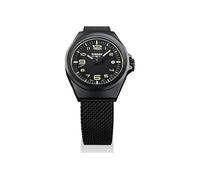 Traser Herren Analog Quarz Uhr mit Edelstahl Armband 108204
