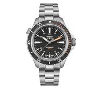 Traser Herren Taucheruhr P67 Diver Automatic Schwarz Special Set aus Edelstahl in der Farbe Silber-Schwarz 46mm, Wasserdichtigkeit: 50Bar, 110321