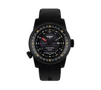 Traser Herrenuhr P68 Pathfinder Solar 46mm 10ATM - Grau, Schwarz - Solar Quarz, Dornschließe, Wassersport, Outdoor-Sport - Traser