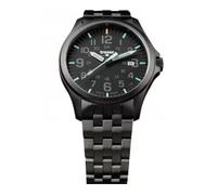 Traser Officer Pro Gunmetal Black Militäruhr Silber (107868)