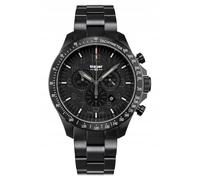 Traser Outdoor P67 Officer Pro Chrono Black Herren Armbanduhr aus PVD-beschichtetem Edelstahl in der Farbe Schwarz 46mm, Wasserdichtigkeit: 10Bar, 109466