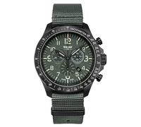 Traser P67 Officer Pro Chronograph Green NATO Herren Armbanduhr aus Edelstahl, in der Farbe Grün, Durchmesser: 46mm, Wasserdichtigkeit: 10Bar, 109463