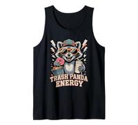 Trash Panda Energy Lustiger Waschbär Donut Kaffee Tank Top