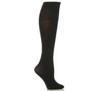 Trasparenze Damen 1 Paar Jennifer Merino Wool Kniestrümpfe in 8 Farben - One Size - Schwarz