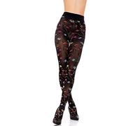 Trasparenze Damen 1 Paar Platino Blumen Knit Opaque Tights Variante Unica M
