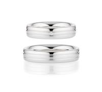 Trauring BRUNO BANANI "Schmuck Geschenk Ehering Hochzeit Damenring Herrenring" Gr. 56, silber (silberfarben), Fingerringe, 56, 0,01 SI = kleine Einschlüsse mit Brillant, Silber 925 (Sterlingsilber), 5