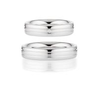 Trauring BRUNO BANANI "Schmuck Geschenk Ehering Hochzeit Damenring Herrenring" Gr. 60, silber (silberfarben), Fingerringe, 60, ohne Brillant, Silber 925 (Sterlingsilber), 5mm, Trauring, wahlweise mit
