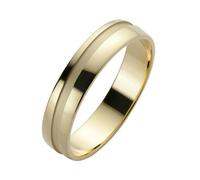 Trauring FIRETTI "Schmuck Geschenk Gold 585 Hochzeit Ehering Trauring "LIEBE" Gr. 17, gold (gelbgoldfarben), Fingerringe, Damen, 17, ohne Brillant, Gelbgold 585, 5mm, Trauring, Made in Germany, wahlwe