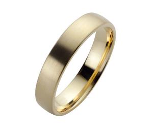 Trauring FIRETTI "Schmuck Geschenk Gold 585 Hochzeit Ehering Trauring "LIEBE" Sterne" Gr. 23, gold (gelbgoldfarben), Fingerringe, Damen, 23, ohne Brillanten, Gelbgold 585, 5mm, Trauring, Made in Germa