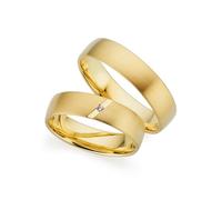 Trauring PHÖNIX "Schmuck Geschenk Gold 333 Trauring Ehering LIEBE versch. Varianten" Gr. 57, gold (gelbgoldfarben), Fingerringe, Damen, 57, ohne Brillant, Gelbgold 333, 5mm, Trauring, Made in Germany,