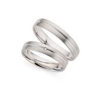 Trauring PHÖNIX "Schmuck Geschenk Silber 925 Trauring Ehering LIEBE versch. Varianten" Gr. 51, silber (silberfarben), Fingerringe, Damen, 51, 0,01 SI = kleine Einschlüsse mit Brillant, Silber 925 (Ste