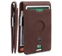 TRAVANDO börse mit Klammer â€žRIOâ€œ â€“ Herren-Geldbörsen, schmale Vordertasche, RFID-blockierender Kartenhalter, minimalistische Mini-Geschenkbox