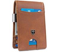 TRAVANDO börse mit Klammer â€žRIOâ€œ â€“ Herren-Geldbörsen, schmale Vordertasche, RFID-blockierender Kartenhalter, minimalistische Mini-Geschenkbox