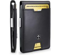 TRAVANDO, Schlanke Herren-Geldbörse mit Geldklammer, RFID-blockierend, Kreditkartenetui für Herren, mit Geschenkbox, Slim