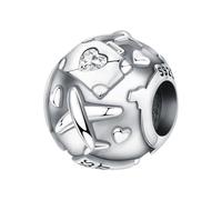 Travel Beads Charm, Charme für Armband, Kompatibel mit Pandora Armband Halskette