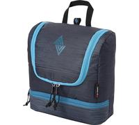 Nitro Travel Kit stylische Reisewaschtasche mit extra Bodenfach Kulturbeutel zum Aufhängen Kosmetiktasche mit vielen Staufächern für Reisen und Campen Toiletry Bag, 25x24x11 cm, Haze