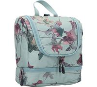 Travel Kit stylische Reisewaschtasche mit extra Bodenfach Kulturbeutel zum Aufhängen Kosmetiktasche mit vielen Staufächern für Reisen und Campen Toiletry Bag, 25x24x11 cm