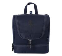 Travel Kit stylische Reisewaschtasche mit extra Bodenfach Kulturbeutel zum Aufhängen Kosmetiktasche mit vielen Staufächern für Reisen und Campen Toiletry Bag, 25x24x11 cm