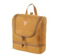 Travel Kit stylische Reisewaschtasche mit extra Bodenfach Kulturbeutel zum Aufhängen Kosmetiktasche mit vielen Staufächern für Reisen und Campen Toiletry Bag, 25x24x11 cm