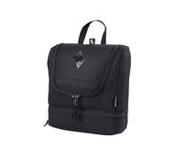 Travel Kit stylische Reisewaschtasche mit extra Bodenfach Kulturbeutel zum Aufhängen Kosmetiktasche mit vielen Staufächern für Reisen und Campen Toiletry Bag, 25x24x11 cm